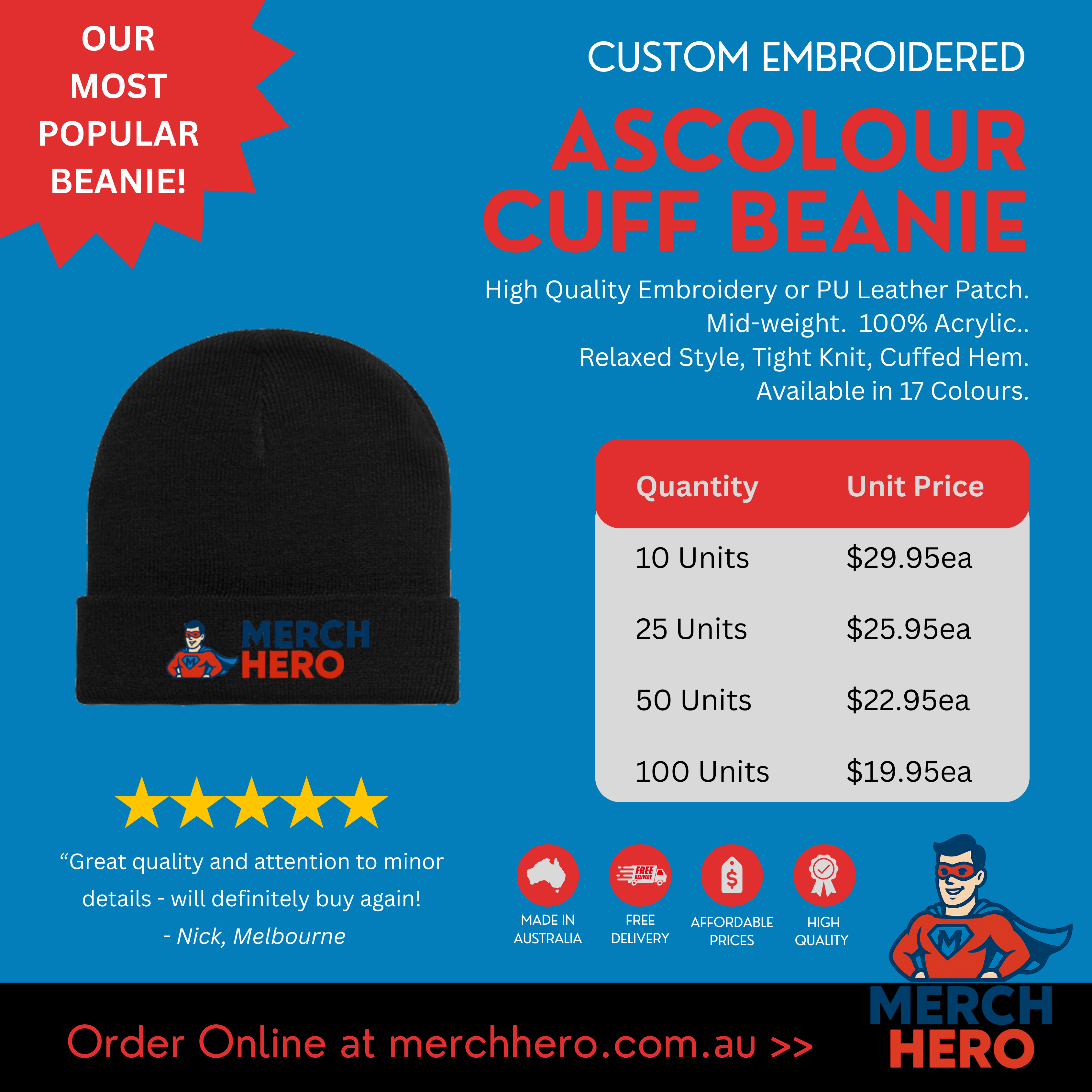 ASColour Cuff Beanie