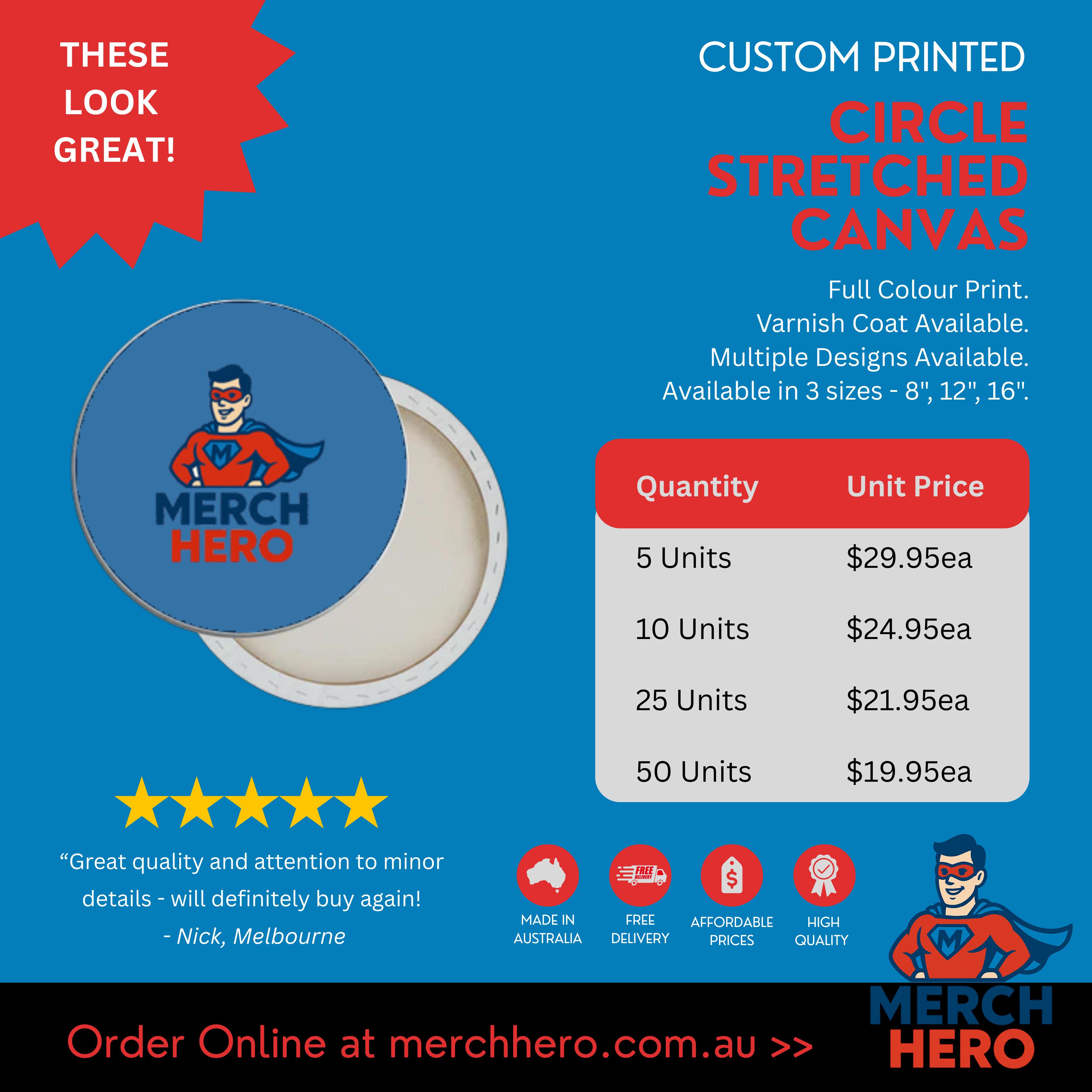 Stretch Canvas - Circle